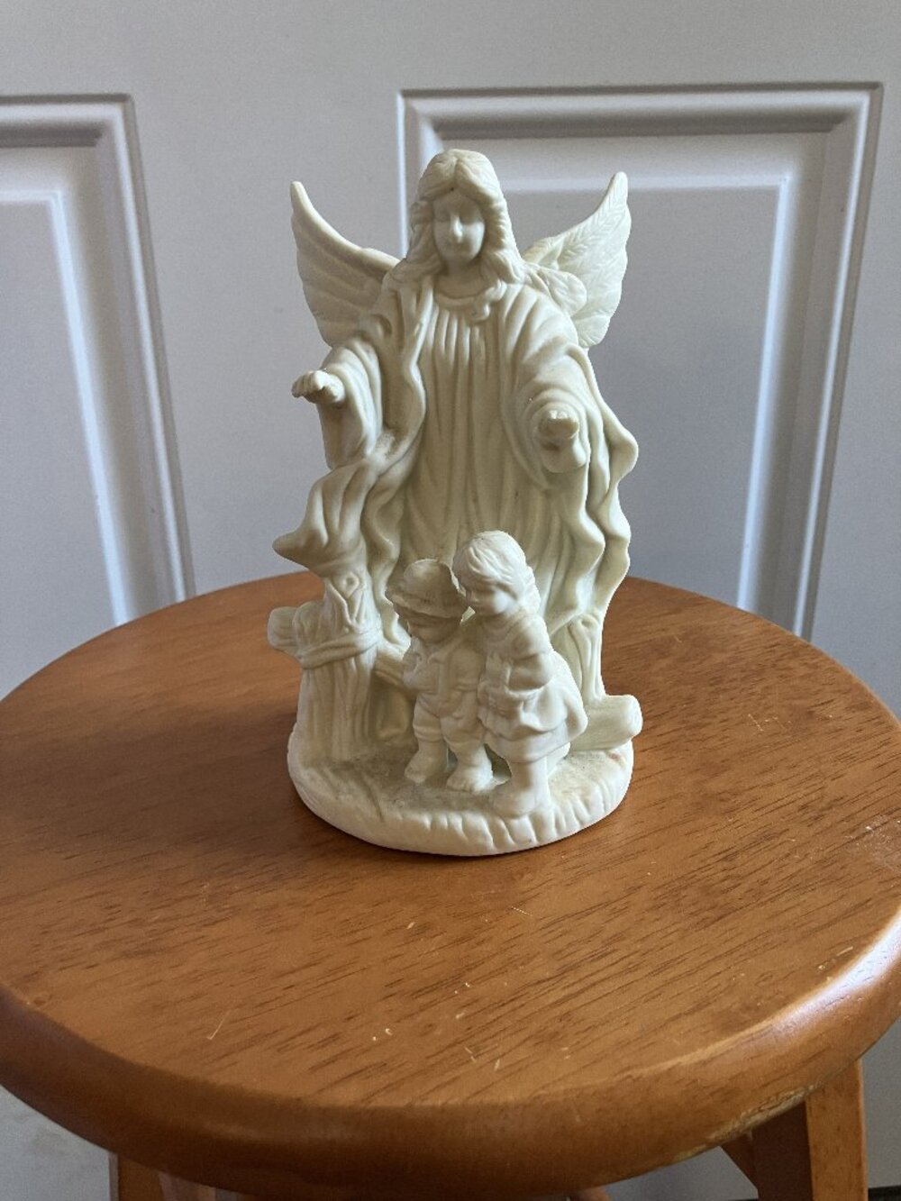 Vintage Guardian Angel Figurine